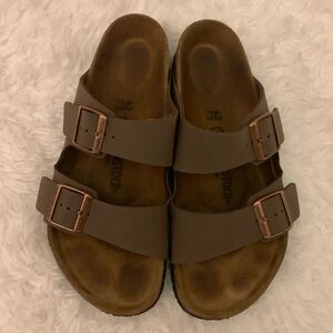 Birkenstock Arizona Brown Double Strap Sandals